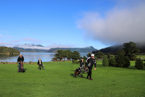 Golf players on the Nopera Golf Course